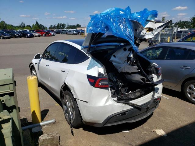 2021 TESLA MODEL Y VIN: 5YJYGDEE8MF160239