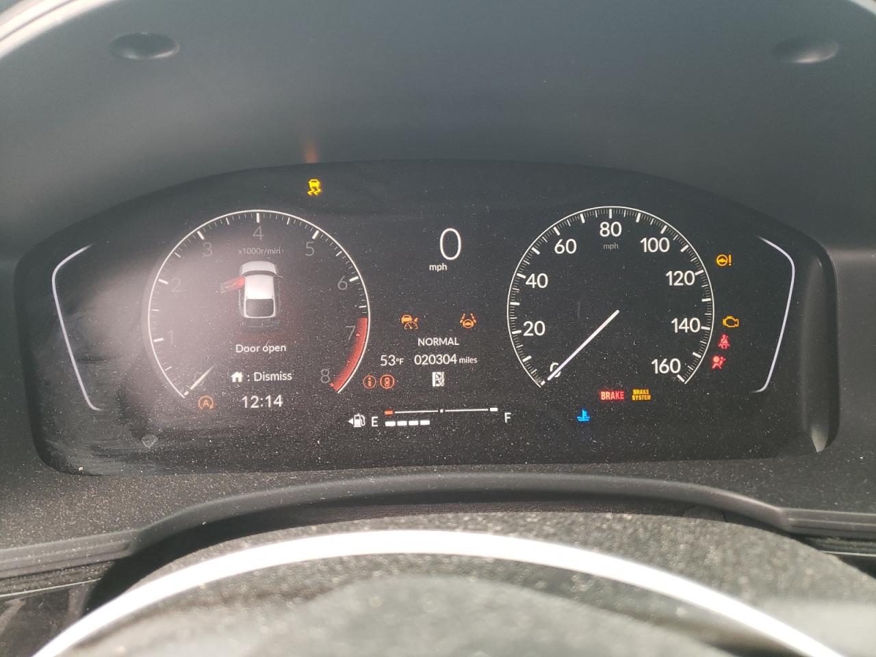 2022 HONDA CIVIC SPORT VIN:19XFL2H86NE021666