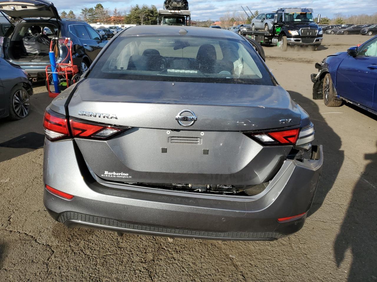 2022 NISSAN SENTRA SV VIN:3N1AB8CV7NY215136