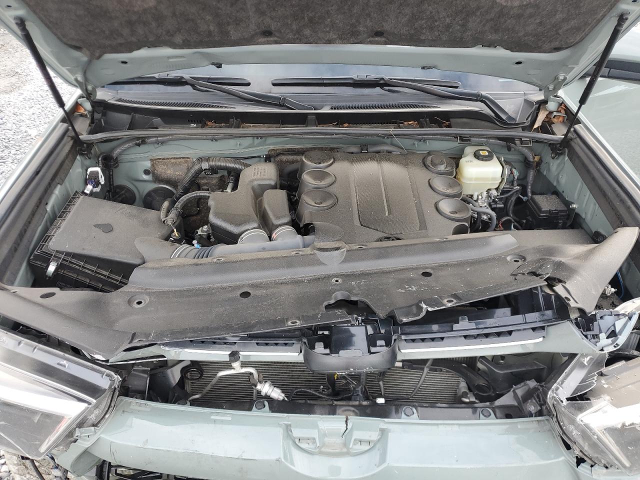 2022 TOYOTA 4RUNNER TRAIL VIN:JTETU5JR3N6003650