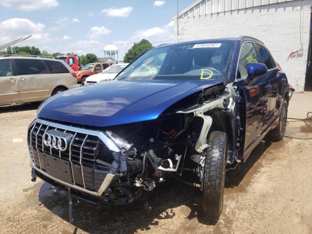 2021 AUDI Q3 PREMIUM VIN: WA1AUCF39M1104654