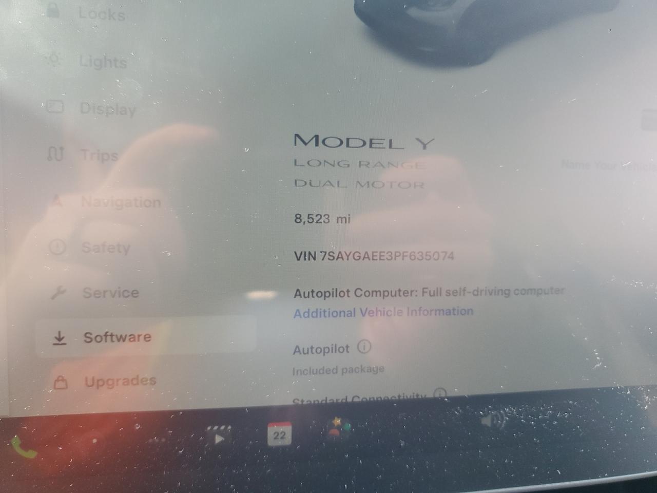 2023 TESLA MODEL Y  VIN:7SAYGAEE3PF635074