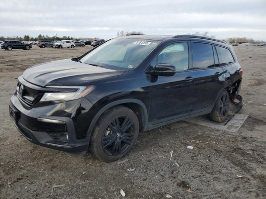 2022 HONDA PILOT BLACK VIN:5FNYF6H71NB011880