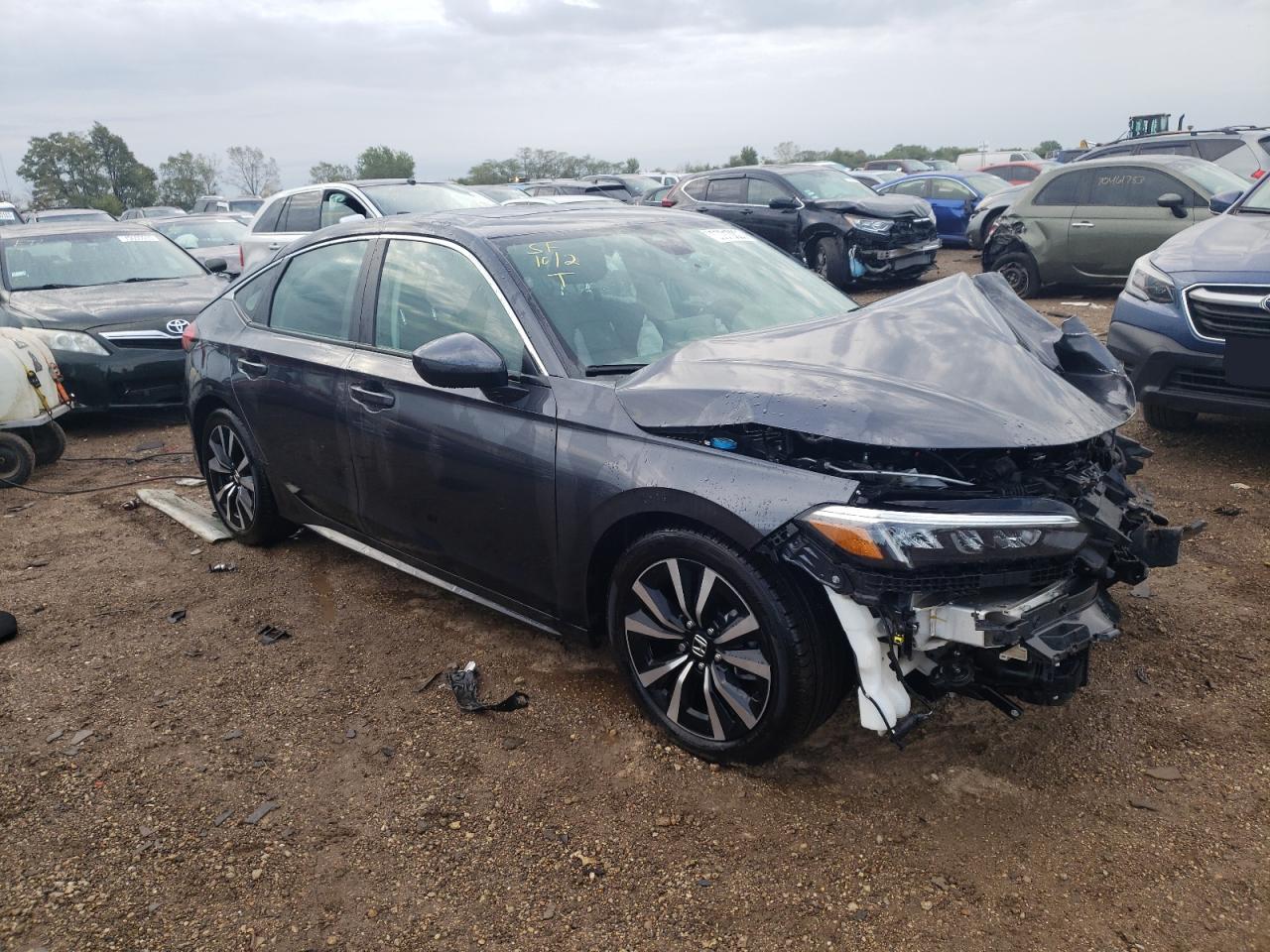 2023 HONDA CIVIC EXL VIN:19XFL1H72PE013259