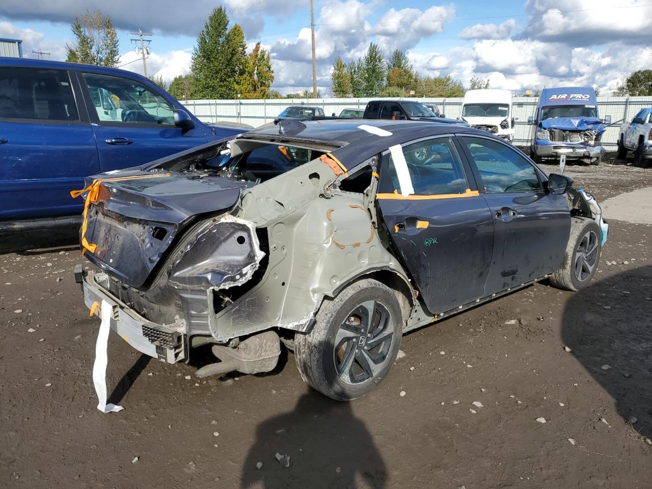 2022 HONDA INSIGHT EX VIN:19XZE4F50NE000923