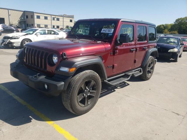 2021 JEEP WRANGLER UNLIMITED SPORT VIN: 1C4HJXDN4MW857147