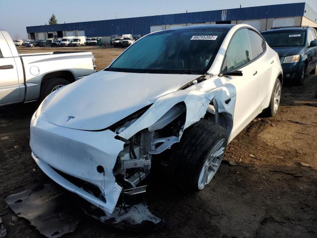 2021 TESLA MODEL Y VIN: 5YJYGDEE1MF072777