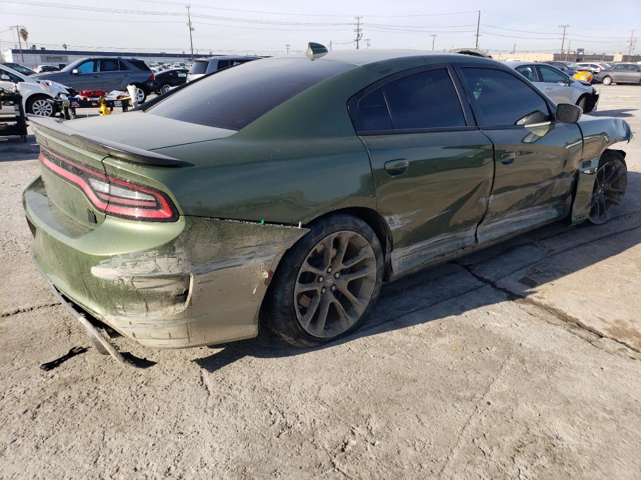 2022 DODGE CHARGER SCAT PACK VIN:2C3CDXGJ4NH257095