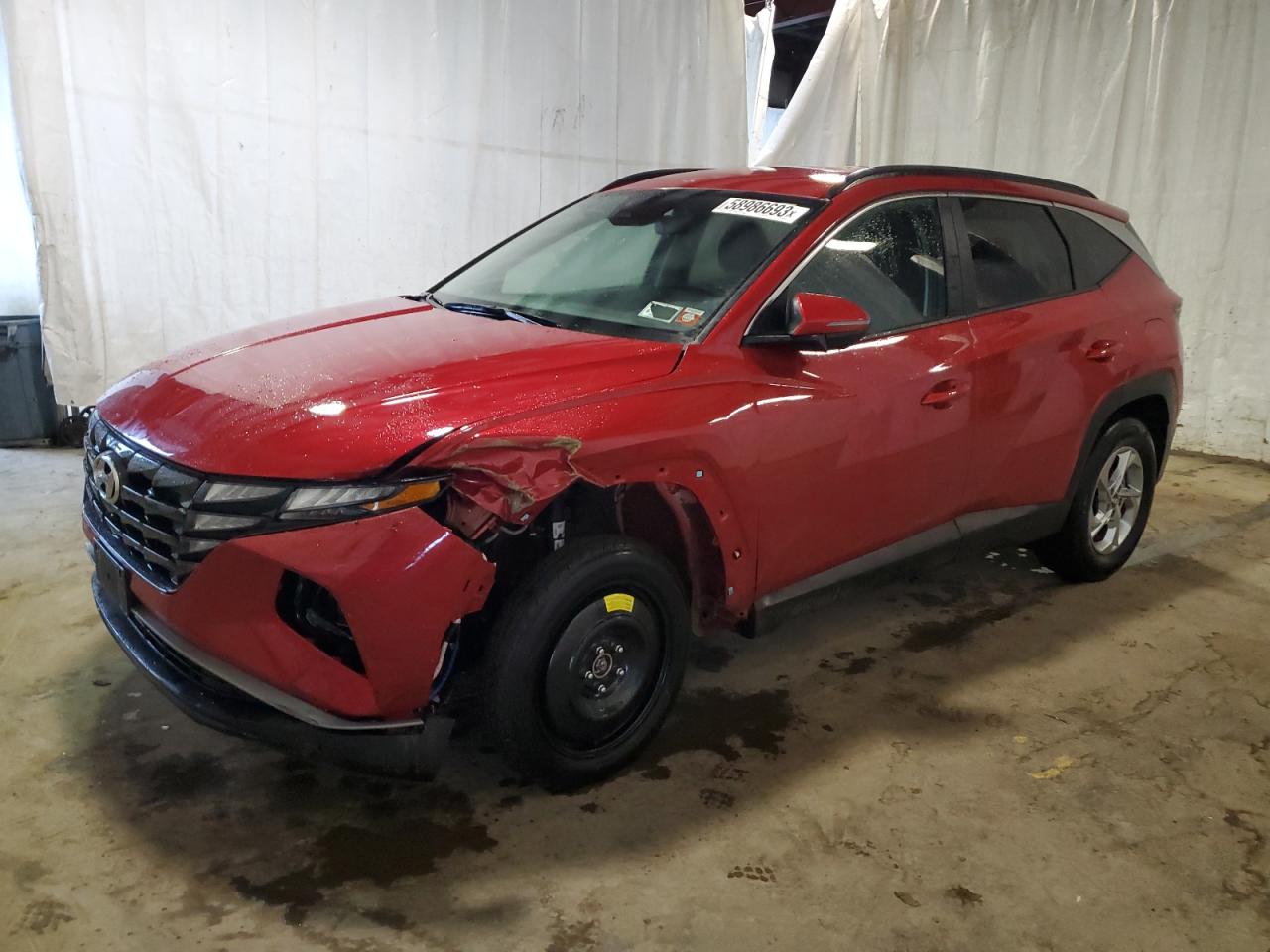 2022 HYUNDAI TUCSON SEL VIN:5NMJBCAE0NH122763