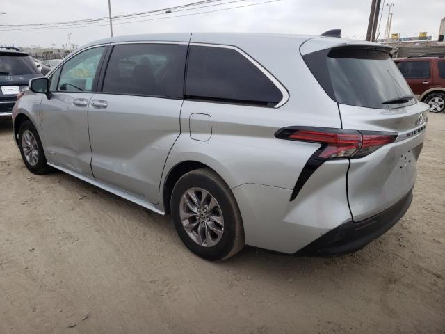 2021 TOYOTA SIENNA LE VIN: 5TDKRKEC3MS011039