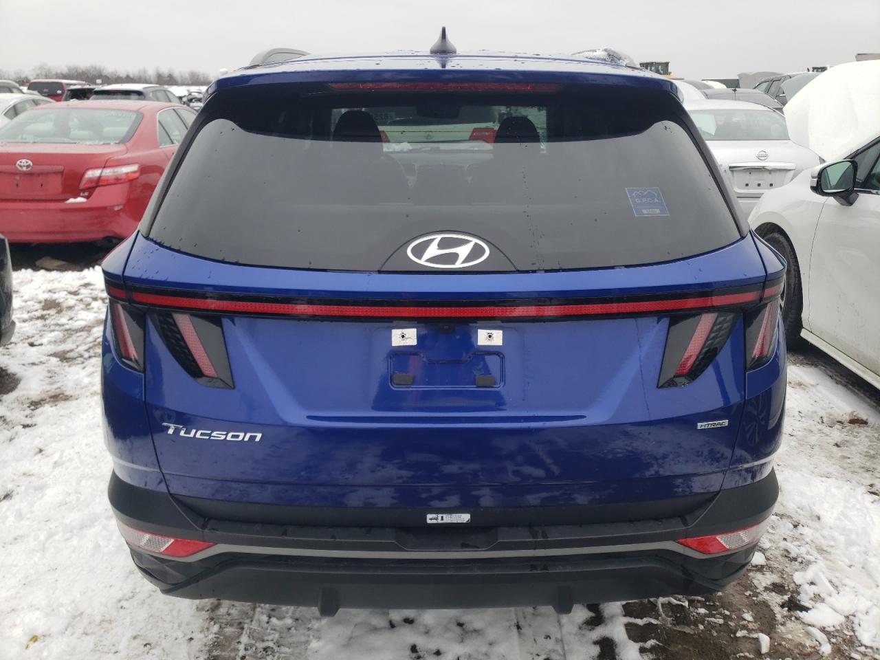 2022 HYUNDAI TUCSON SEL VIN:5NMJFCAE7NH051761