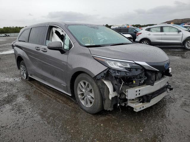 2021 TOYOTA SIENNA LE VIN: 5TDKRKEC6MS014470