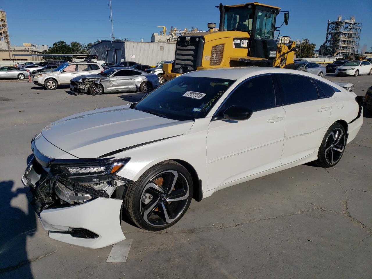 2022 HONDA ACCORD SPORT VIN:1HGCV1F38NA008064