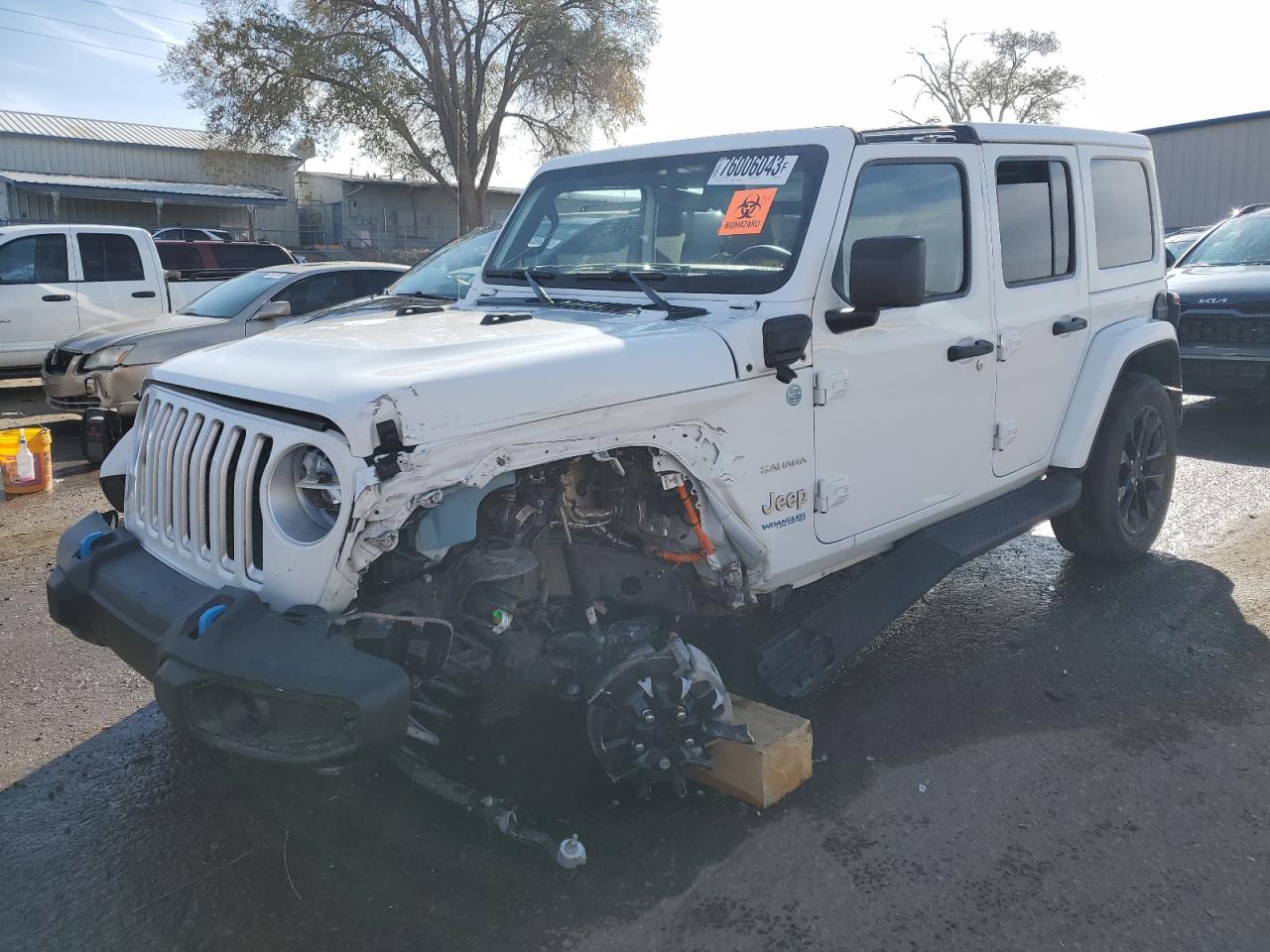 2022 JEEP WRANGLER UNLIMITED SAHARA 4XE VIN:1C4JJXP68NW114482