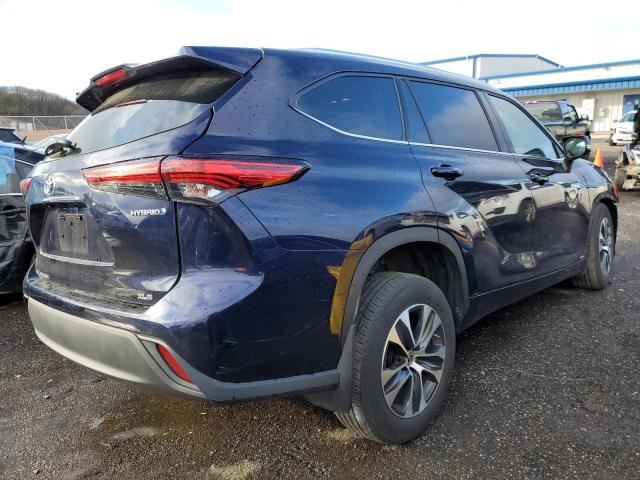 2021 TOYOTA HIGHLANDER HYBRID XLE VIN: 5TDHBRCH9MS060719