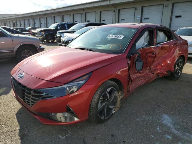 2021 HYUNDAI ELANTRA SEL VIN: 5NPLN4AG4MH026594