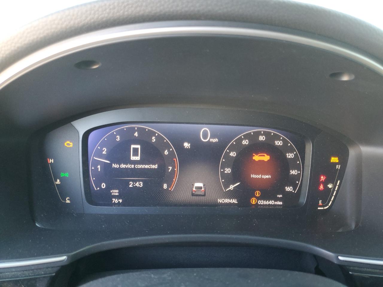 2022 HONDA CIVIC SPORT TOURING VIN:19XFL1H86NE009219