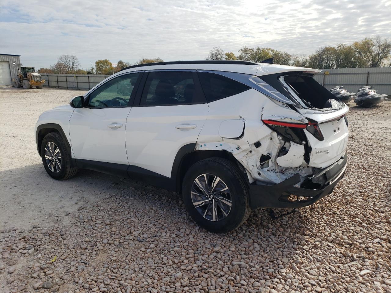 2022 HYUNDAI TUCSON BLUE VIN:KM8JBCA19NU031511