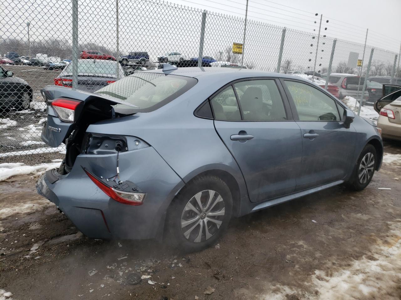 2022 TOYOTA COROLLA LE VIN:JTDEAMDE6N3001983