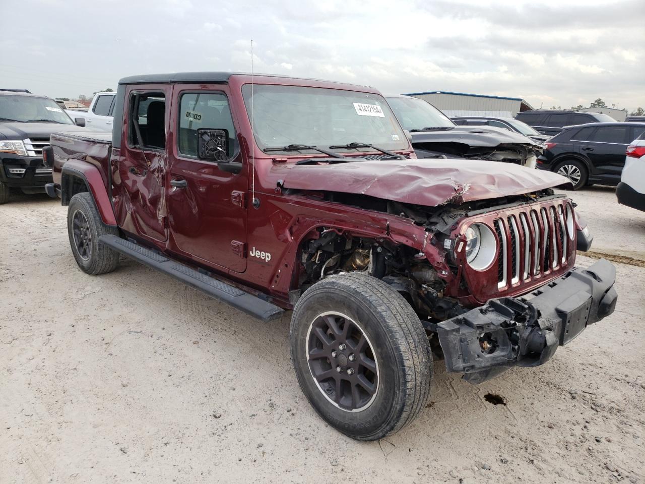 2022 JEEP GLADIATOR OVERLAND VIN:1C6HJTFGXNL125123