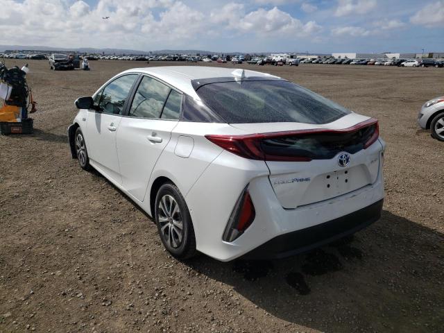 2021 TOYOTA PRIUS PRIME LE VIN: JTDKAMFP2M3167871