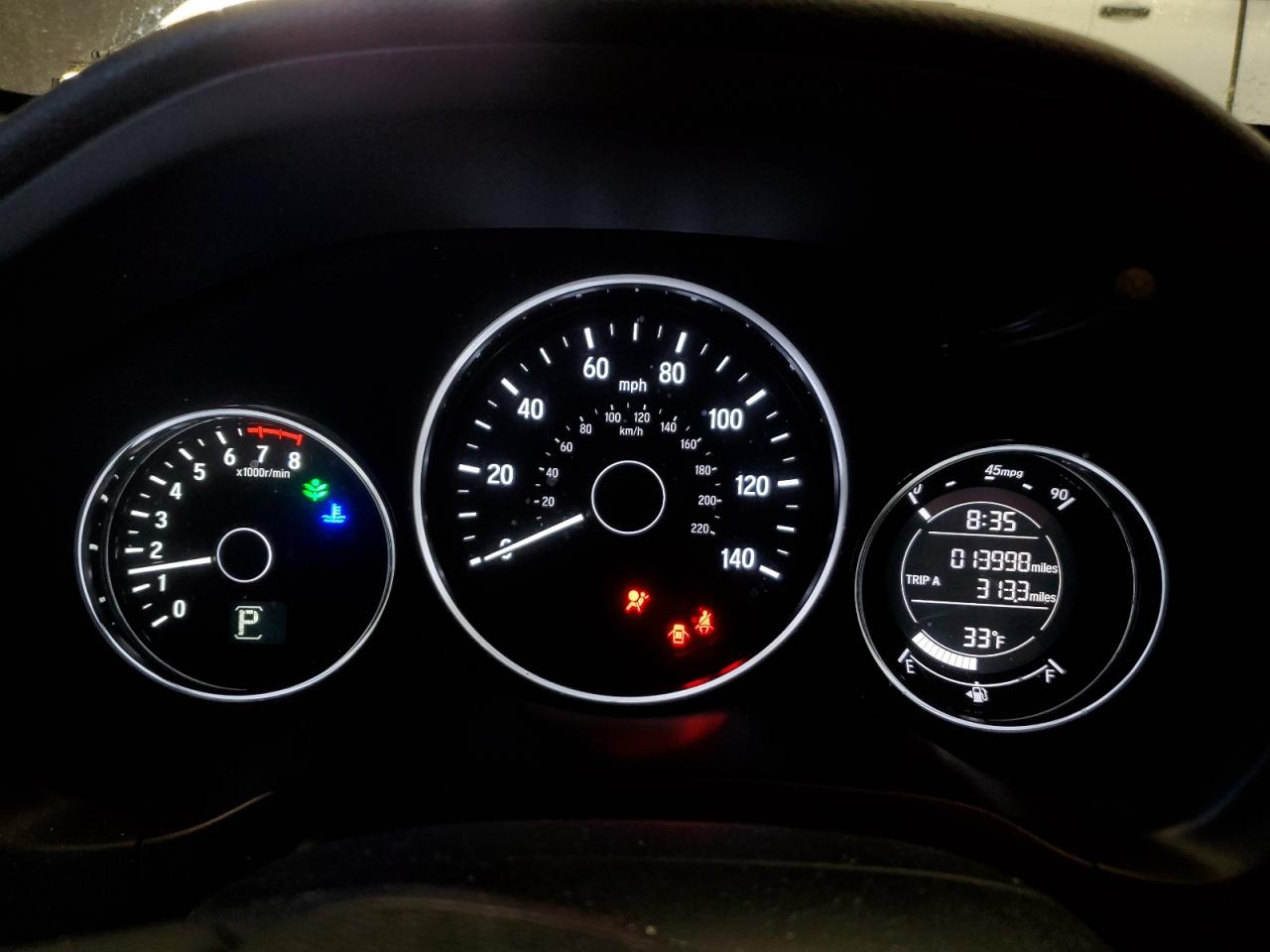 2022 HONDA HR-V SPORT VIN:3CZRU6H15NM764629