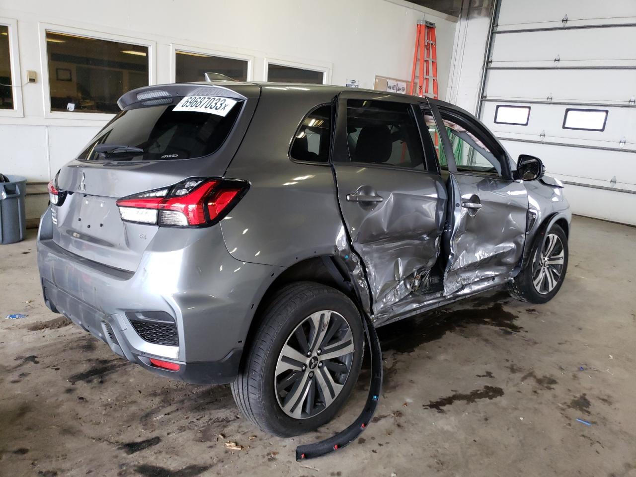 2022 MITSUBISHI OUTLANDER SPORT ES VIN:JA4ARUAU3NU014052