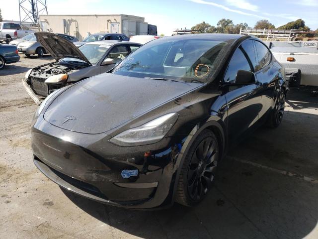 2021 TESLA MODEL Y VIN: 5YJYGAEE8MF159655