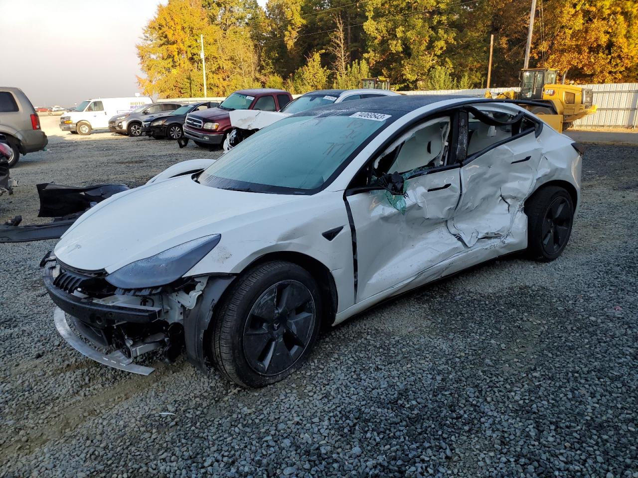 2022 TESLA MODEL 3  VIN:5YJ3E1EB6NF237177