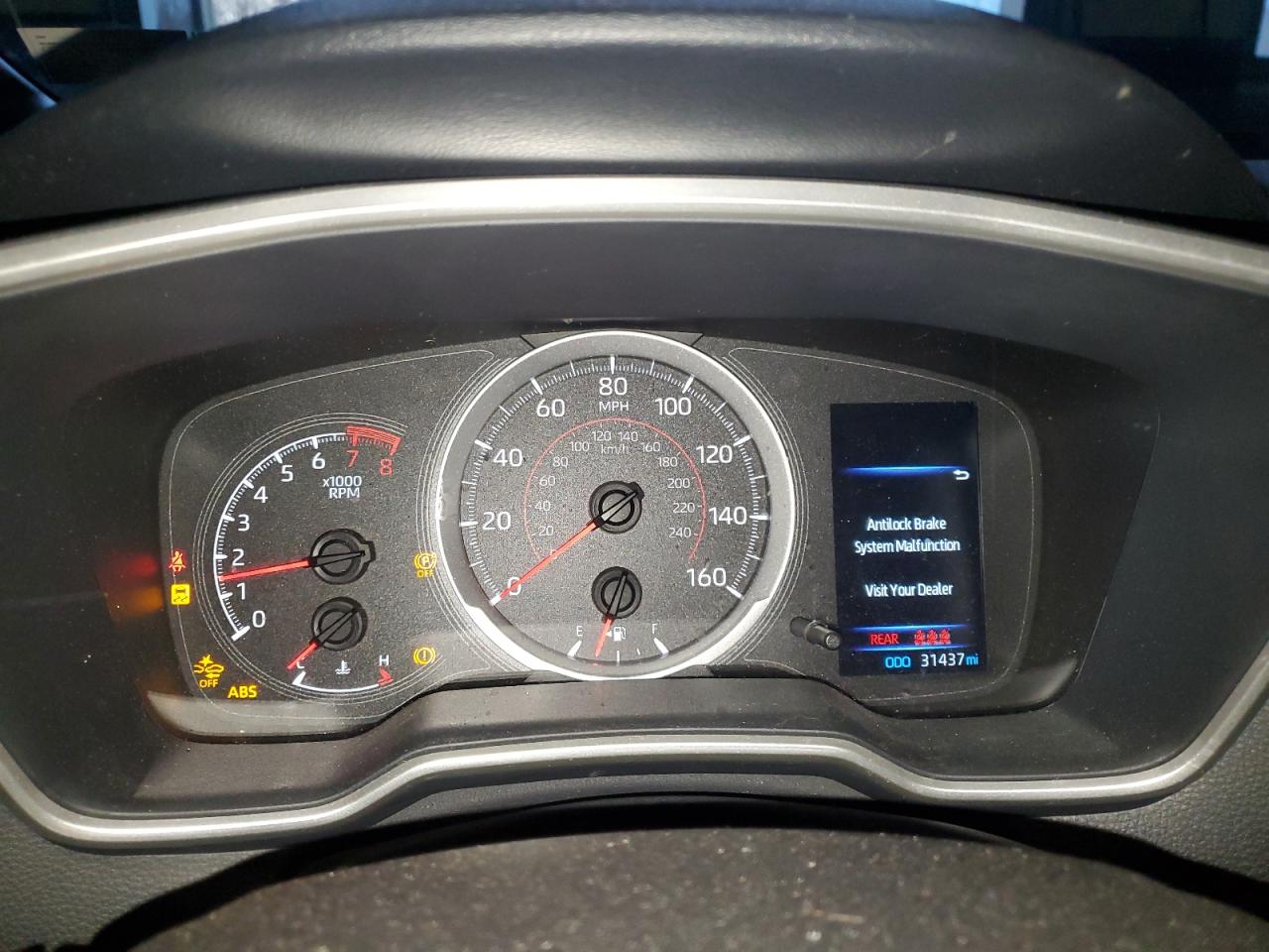 2022 TOYOTA COROLLA SE VIN:JTNB4MBE6N3161693