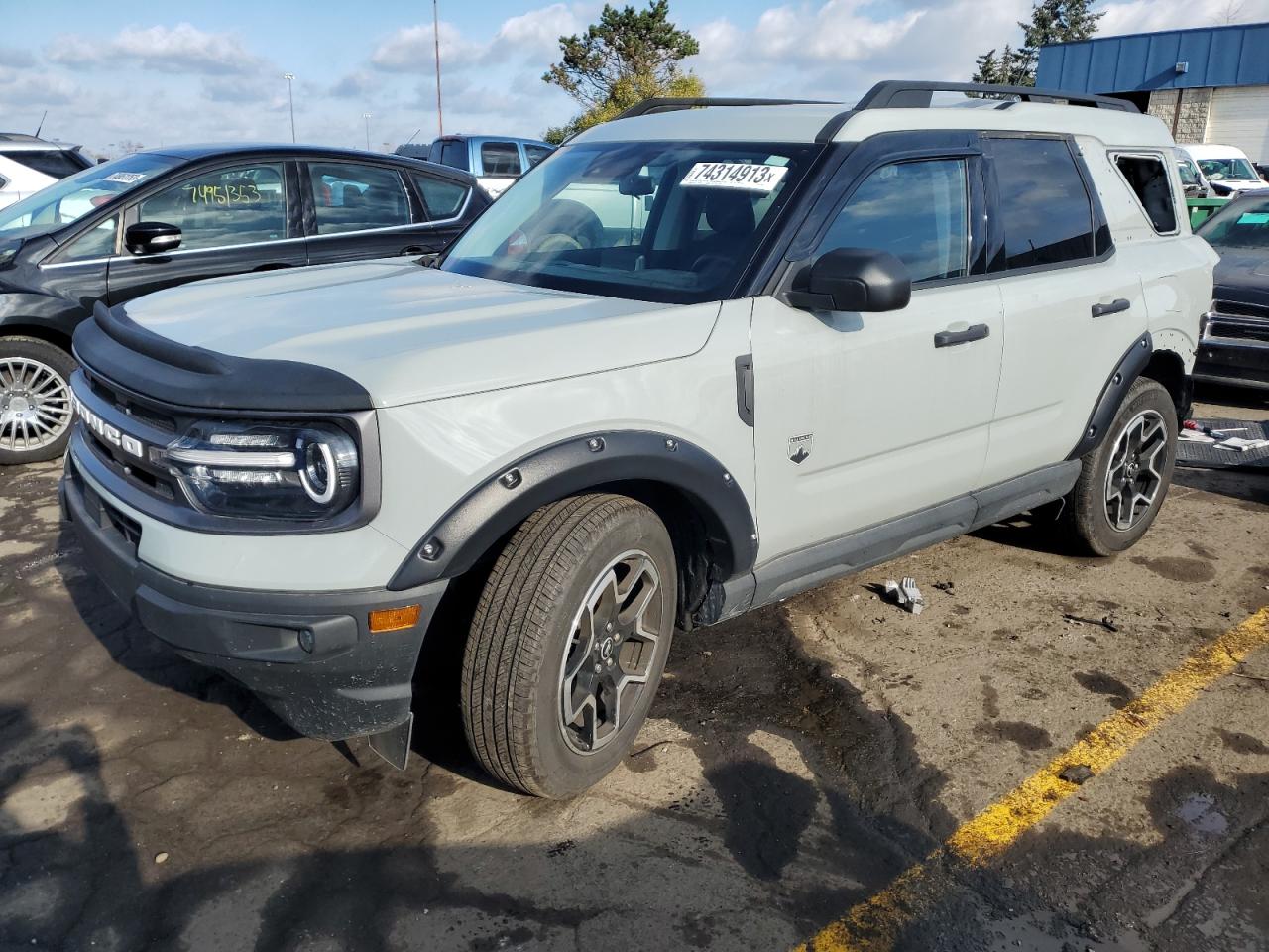 2022 FORD BRONCO SPORT BIG BEND VIN:3FMCR9B62NRD48684