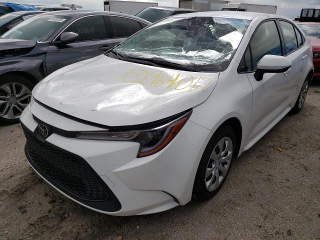 2021 TOYOTA COROLLA LE VIN: JTDEPMAE3MJ155189