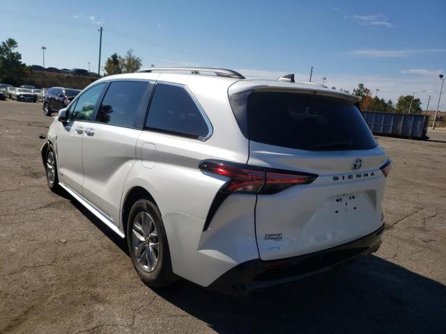 2021 TOYOTA SIENNA XLE VIN: 5TDYSKFC0MS029124