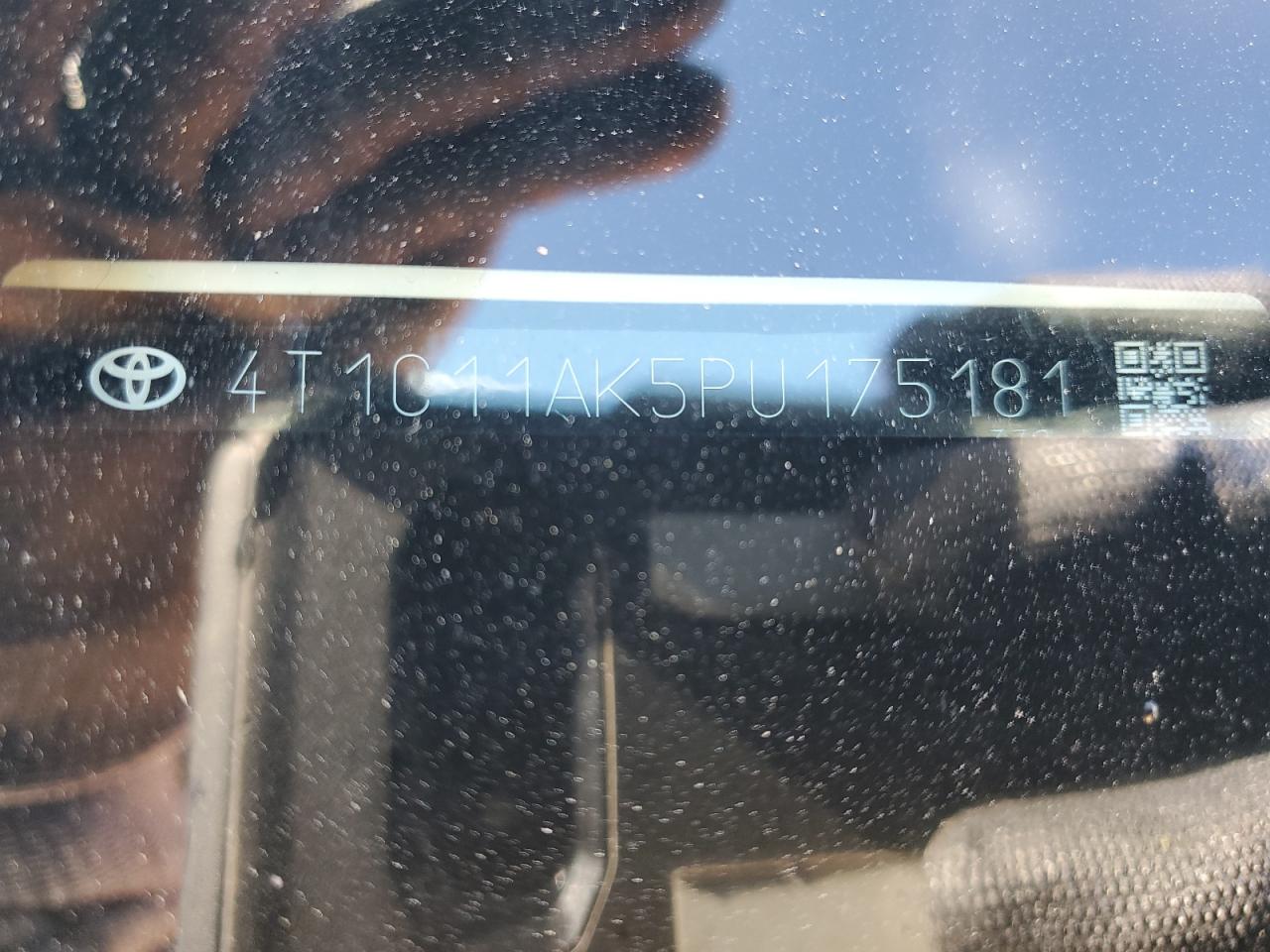 2023 TOYOTA CAMRY LE VIN:4T1C11AK5PU175181