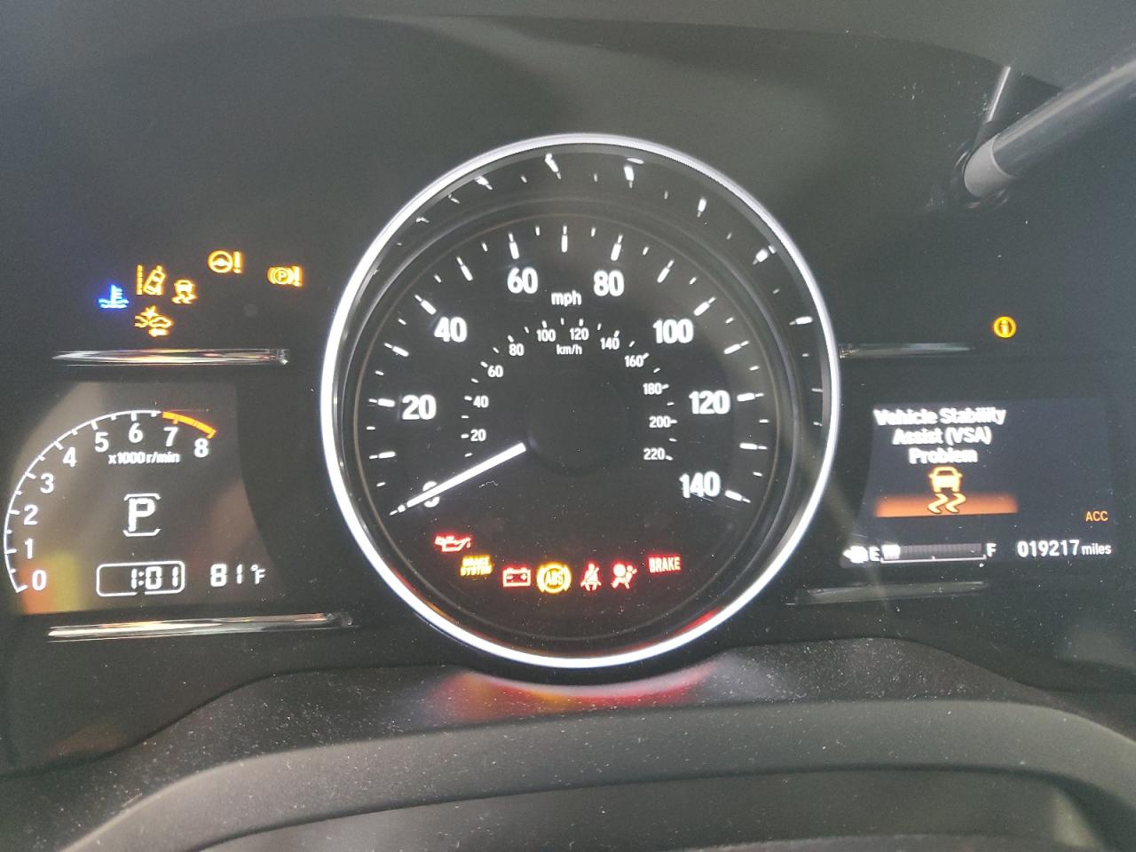 2022 HONDA HR-V EXL VIN:3CZRU5H78NM705654