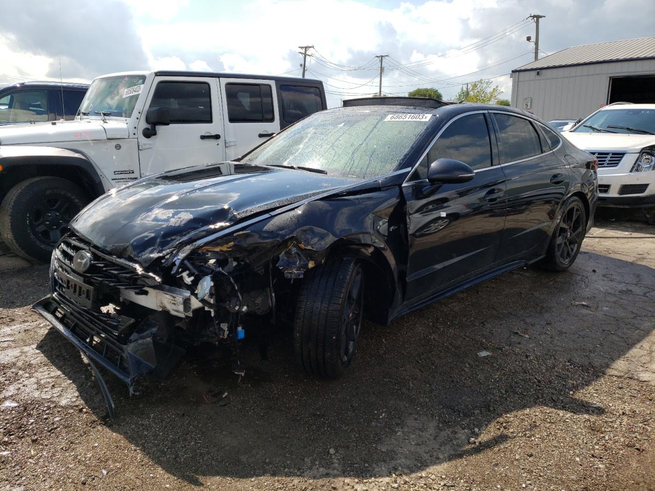 2022 HYUNDAI SONATA N LINE VIN:5NPEK4JC7NH142372