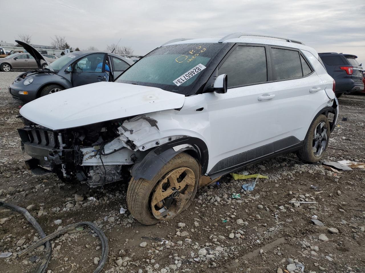 2022 HYUNDAI VENUE SEL VIN:KMHRC8A32NU195424