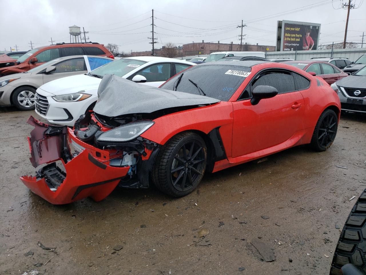 2022 TOYOTA GR 86 PREMIUM VIN:JF1ZNBE11N9752207