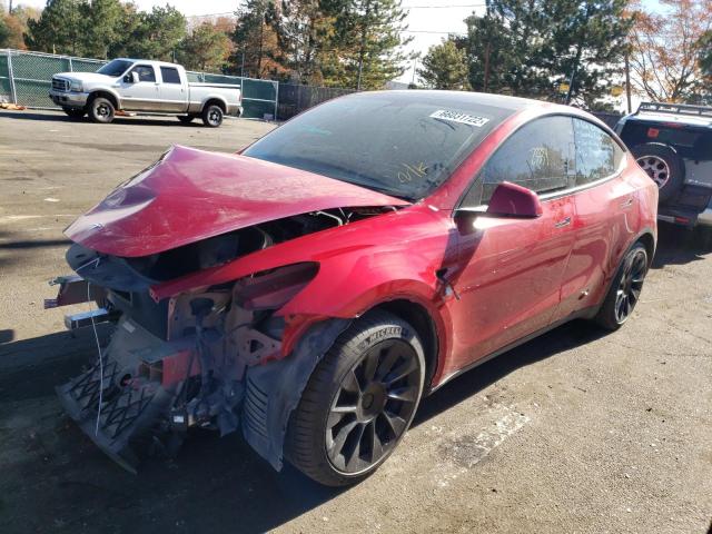 2021 TESLA MODEL Y VIN: 5YJYGAEE9MF204196