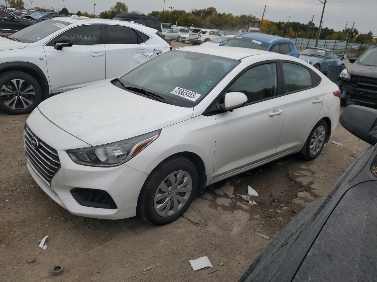 2022 HYUNDAI ACCENT SE VIN:3KPC24A60NE154546