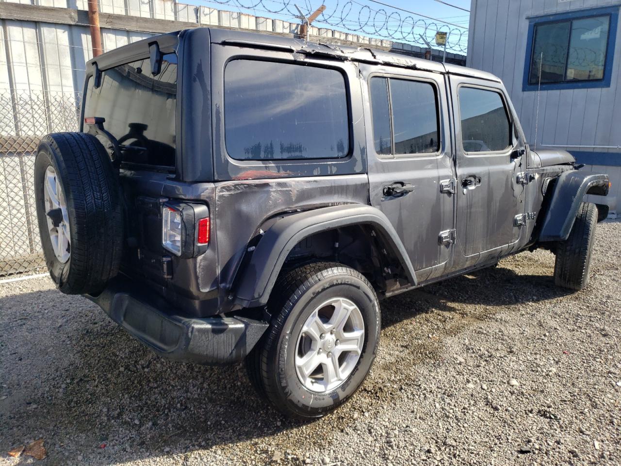 2022 JEEP WRANGLER UNLIMITED SPORT VIN:1C4HJXDM7NW144817