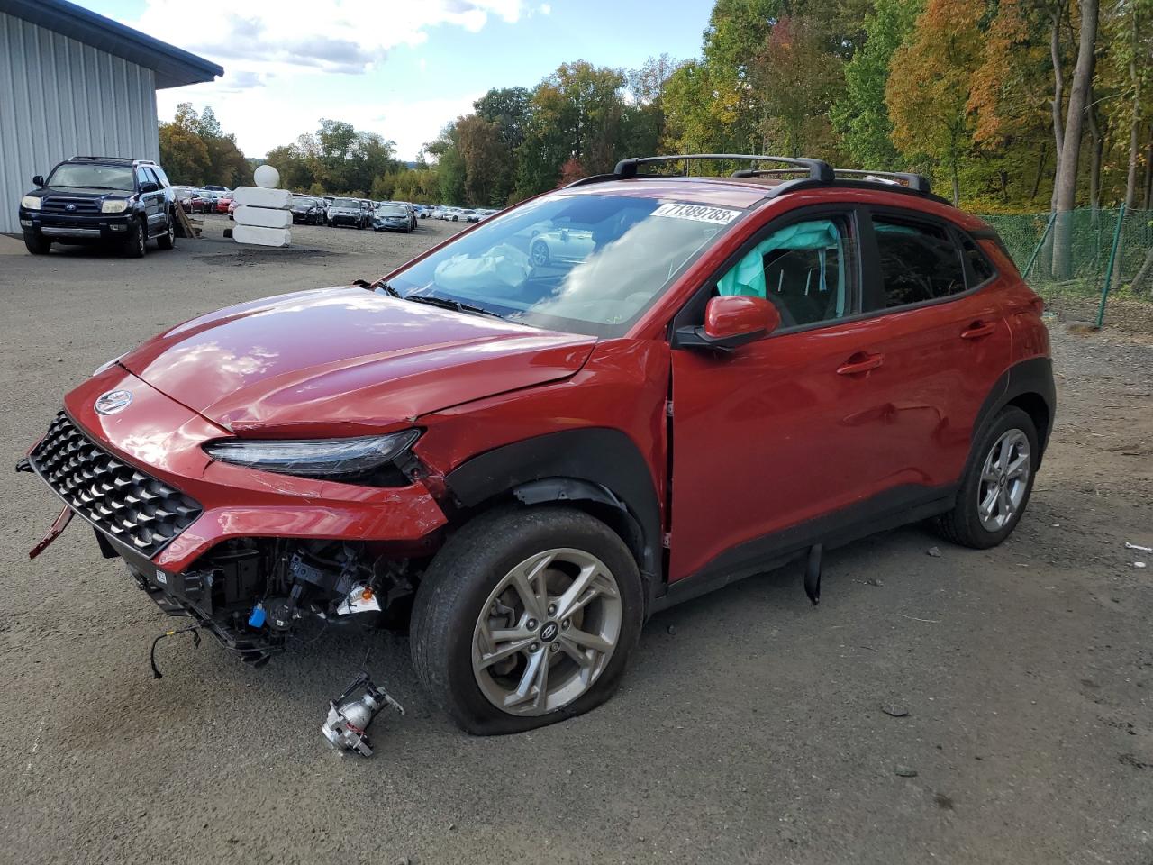 2022 HYUNDAI KONA SEL VIN:KM8K6CAB4NU807805