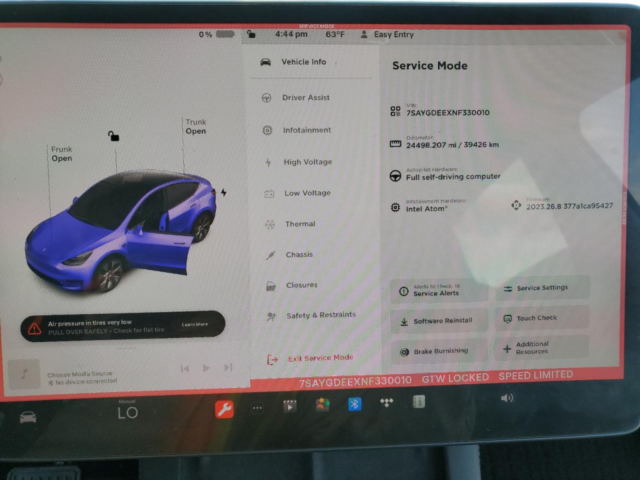 2022 TESLA MODEL Y  VIN:7SAYGDEEXNF330010