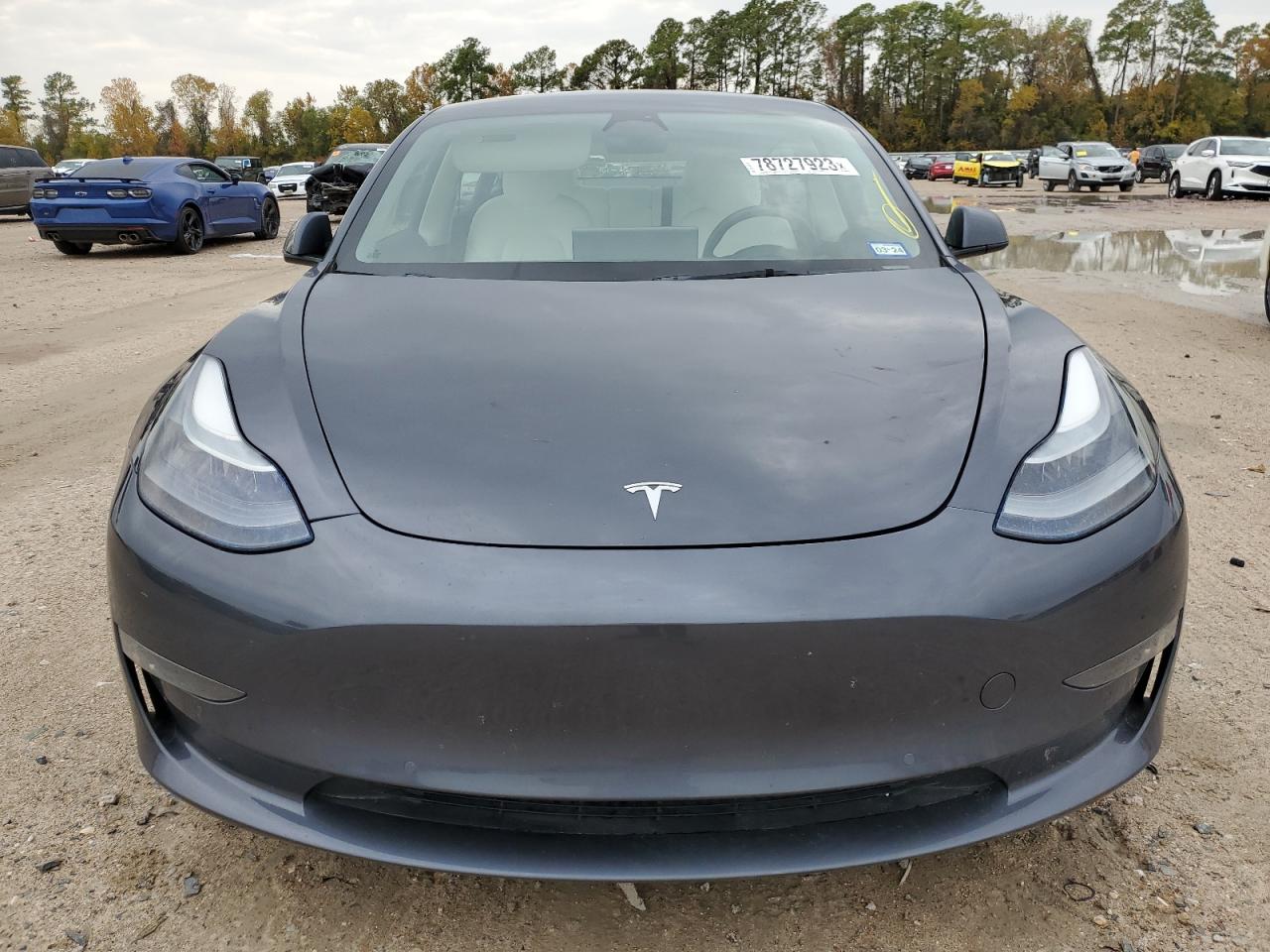 2022 TESLA MODEL 3  VIN:5YJ3E1EB7NF199801