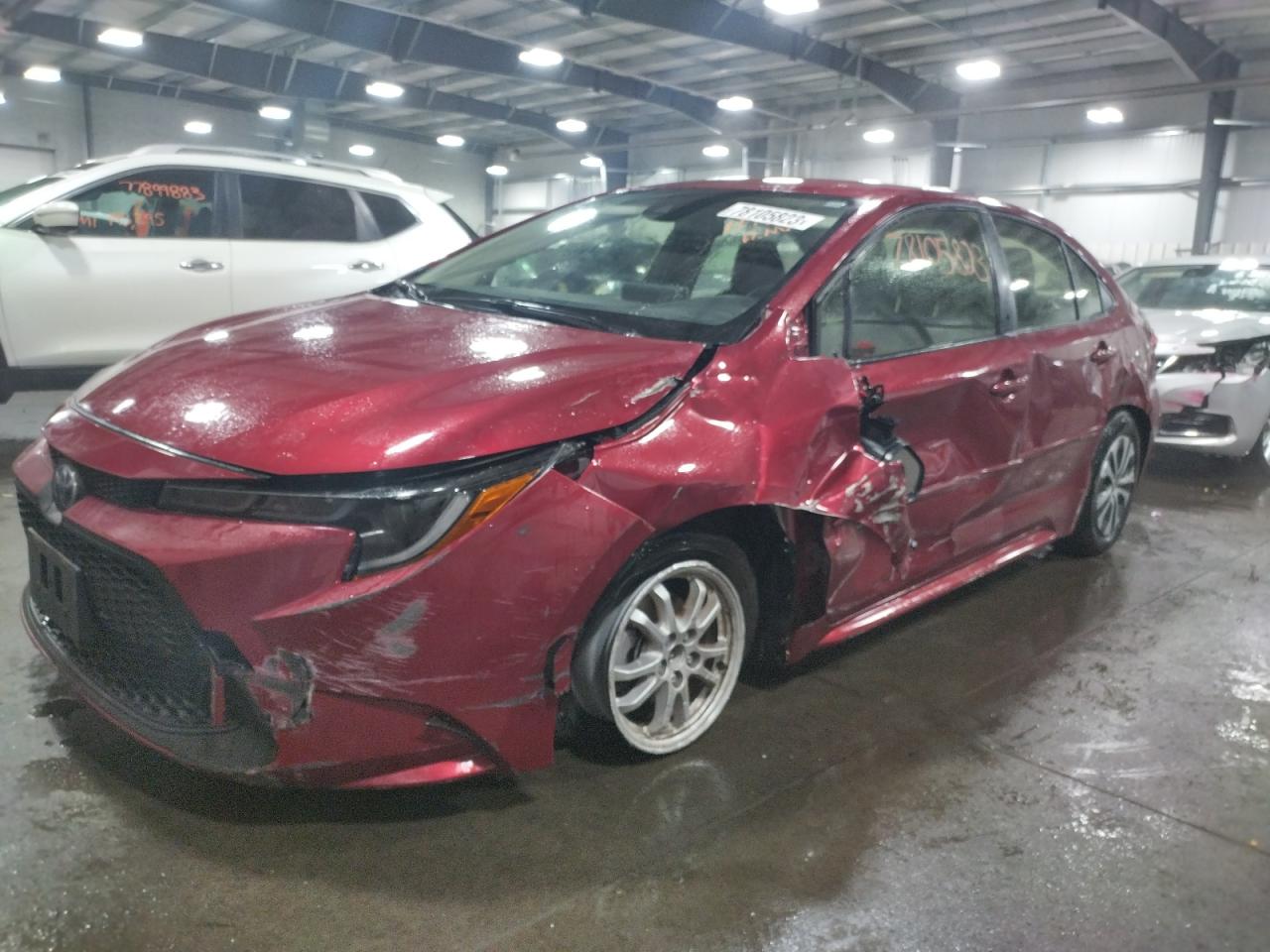 2022 TOYOTA COROLLA LE VIN:JTDEAMDE2NJ060086