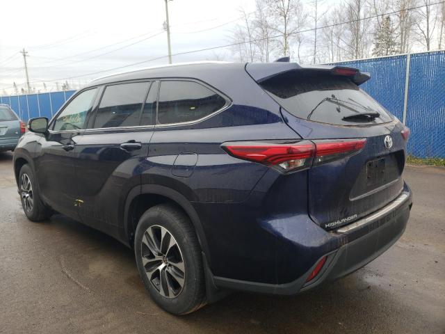 2021 TOYOTA HIGHLANDER XLE VIN: 5TDGZRBH8MS550657