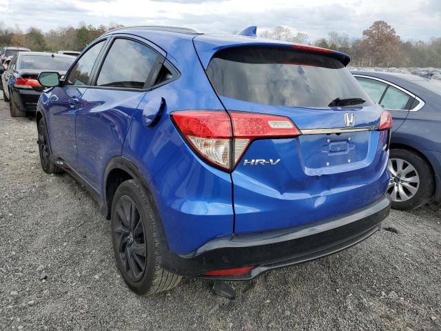 2021 HONDA HR-V SPORT VIN: 3CZRU5H11MM717901