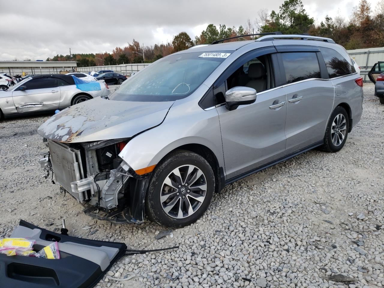 2022 HONDA ODYSSEY EXL VIN:5FNRL6H77NB051796