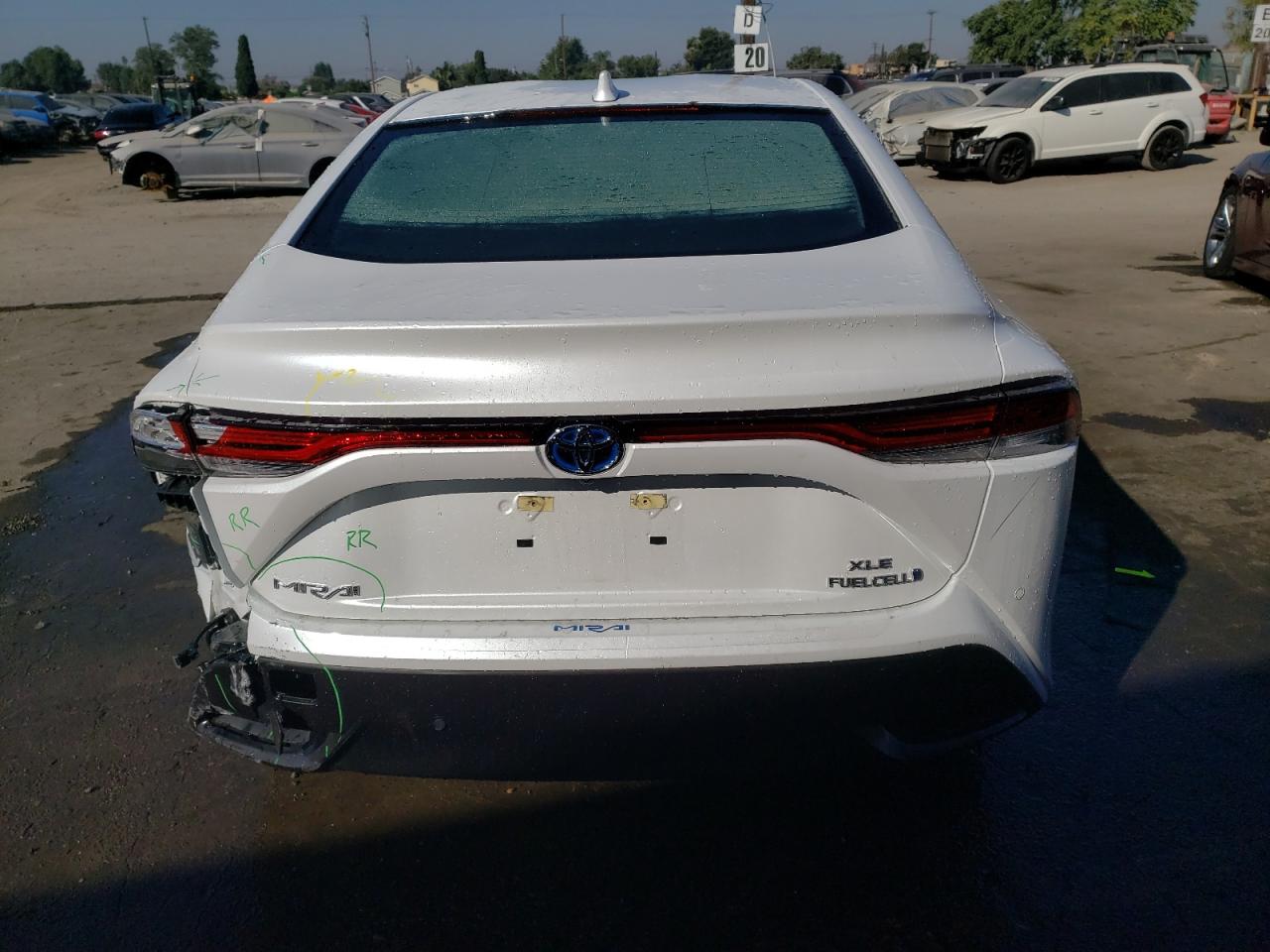 2022 TOYOTA MIRAI LE VIN:JTDAAAAA0NA006400