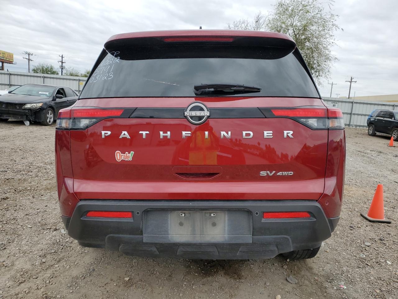 2022 NISSAN PATHFINDER SV VIN:5N1DR3BC0NC235791